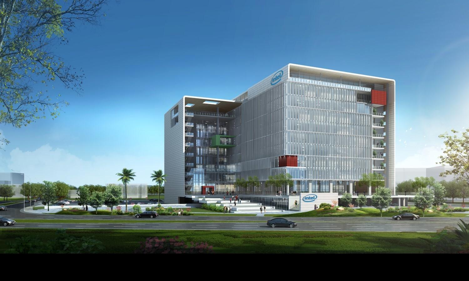 הדמיית קמפוס אינטל החדש בפתח תקווה