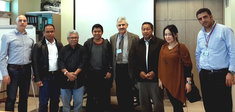 משלחת העיתונאים הבכירים מאינדונזיה המבקרת בישראל