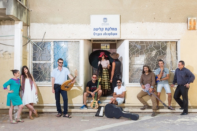 משתתפי פרוייקט "עיר חמה". צילום: אפי שמח