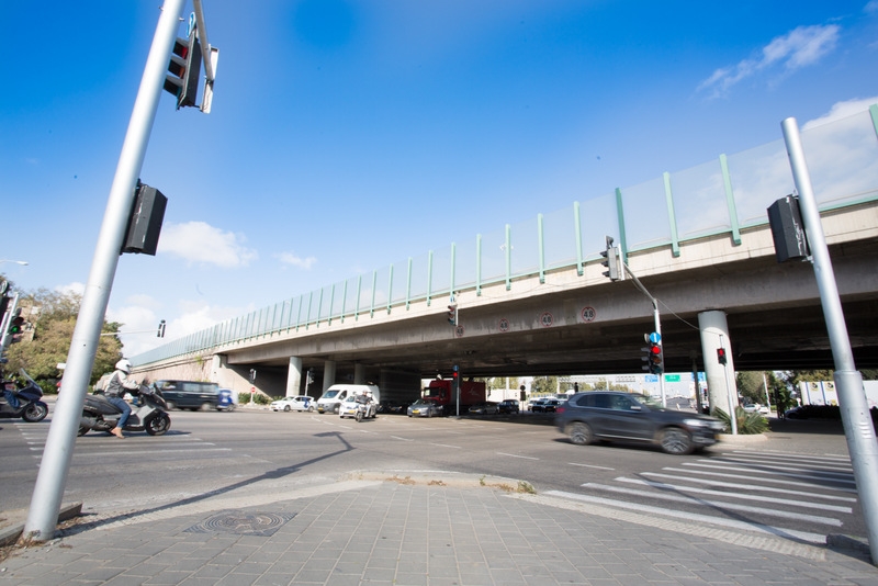 צומת חיל השריון וקיבוץ גלויות (צילום: אור ירוק)