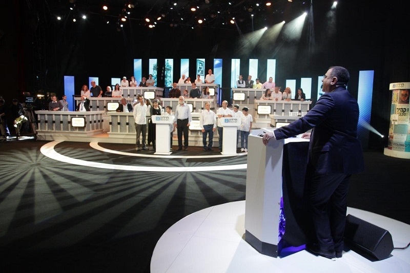 אלי יצפאן בחזרות לחידון הציונות