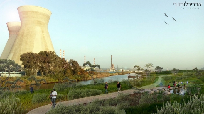 גדות נפתול  - הדמייה