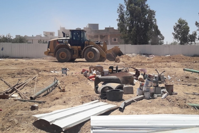 מבצע אכיפה בנגב (צילום: רשות מקרקעי ישראל)