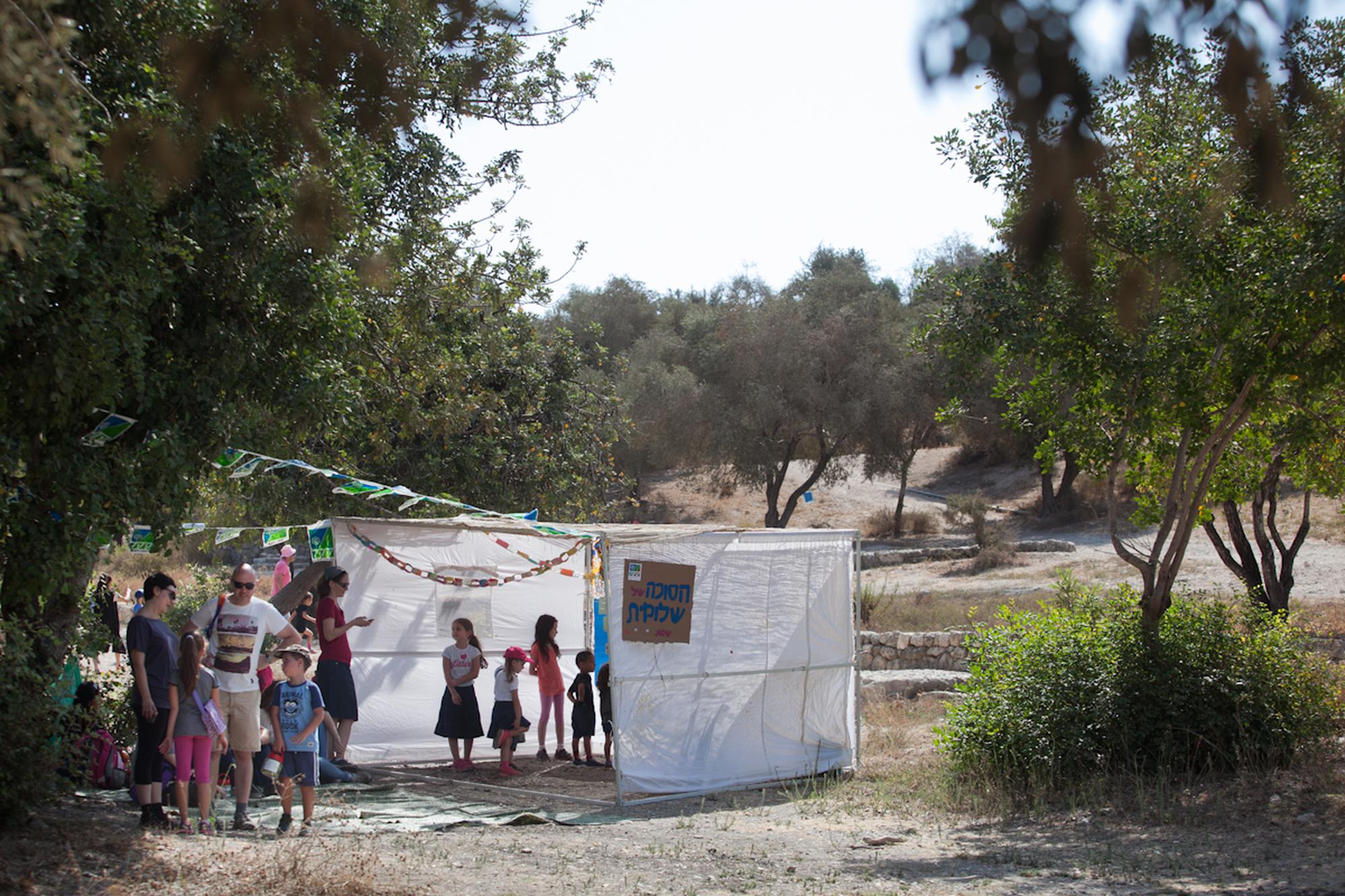 סוכות קק''ל בטבע---קרדיט דוברות קק''ל