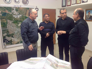 הפגישה שהתקיימה בלשכת ראש העיר בן שטרית