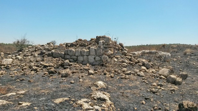 אתר חורבת שובב (צילום:היחידה למניעת שוד ברשות העתיקות)