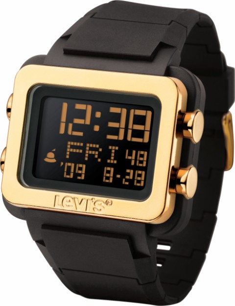 שעון ספורט ליוויס דגם סיליקון גולד 499שח levis1