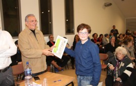 כריזמה כבר מגיל צעיר - זוכי תחרות הנואם הצעיר צילום: שלמה שרביט