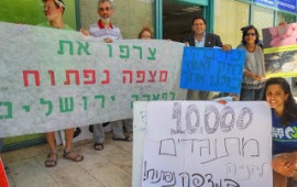 ניצחון לציבור: תוכנית הבנייה במצפה נפתוח תרד מדיוני הותמ''ל ארגוני הסביבה מפגינים נגד הבנייה במצפה נפתוח